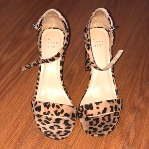 Cheetah print heels